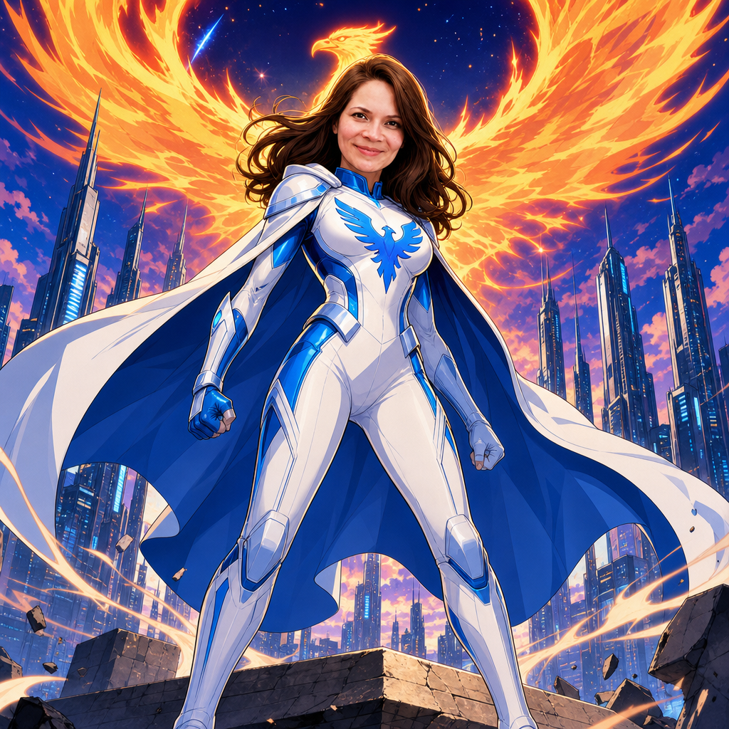 Ejemplo héroe anime